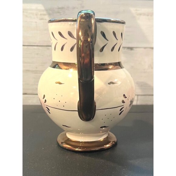 Copper Luster Ware Pink Signed Cumbow 27 Abingdon VA 4.5” Tall - Picture 4 of 6